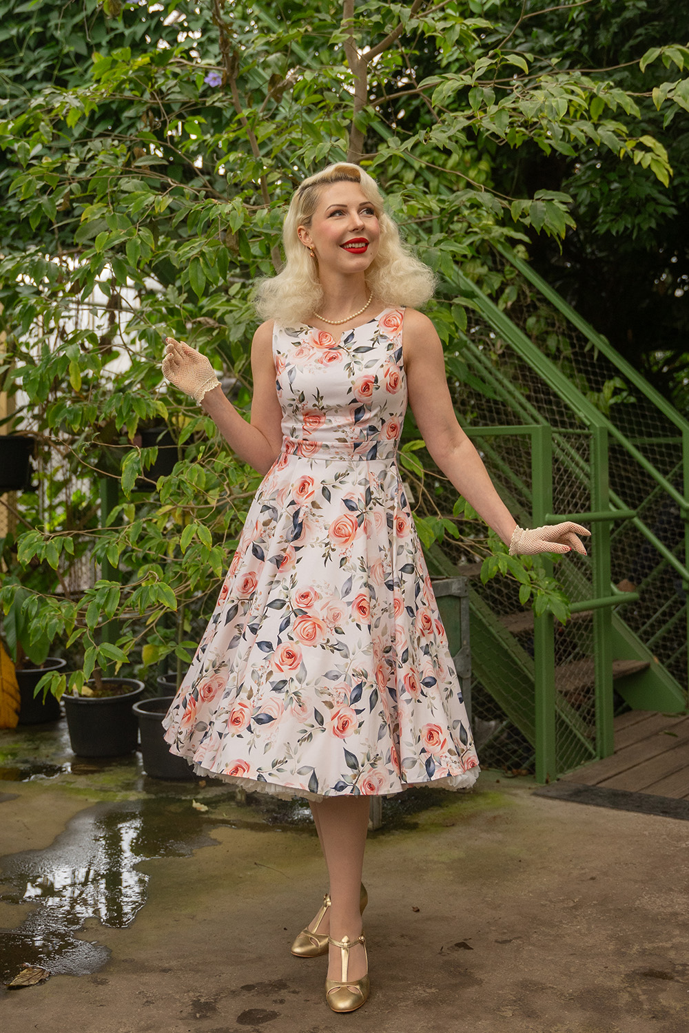 Aurora Floral Swing Dress